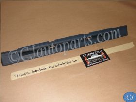 OEM 1972 1973 Cadillac Sedan Deville REAR DEFROSTER DUCT VENT GRILL COVER TRIM BLUE